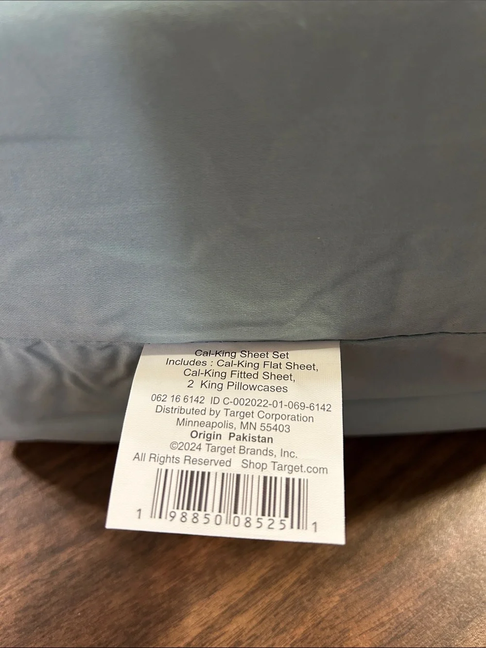 Threshold Pale Teal Blue Sheet Set. 100% cotton. Soft Solid Bedding